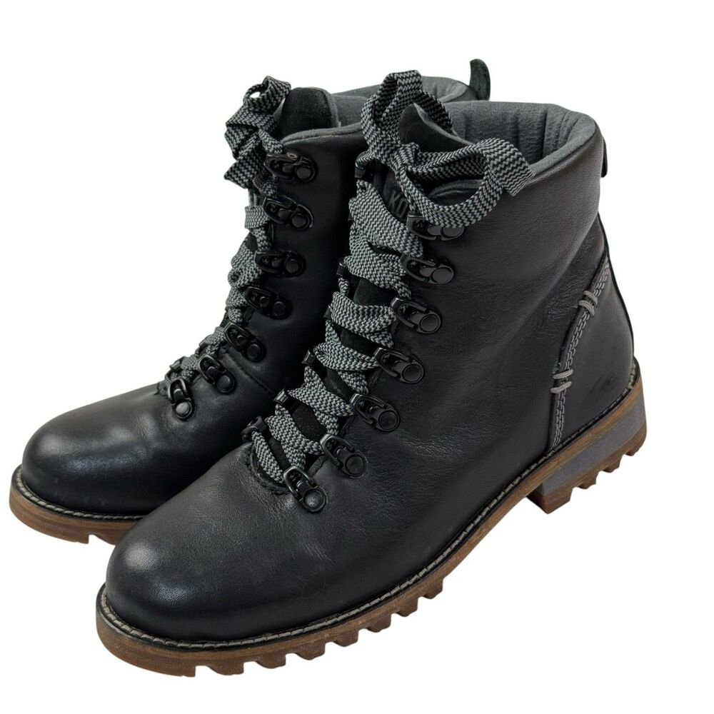 Kodiak Fernie Boots Women 6.5 Black Waterproof Street Hiker Lace Up Gorpcore